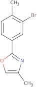 2-(3-Bromo-4-methylphenyl)-4-methyl-1,3-oxazole