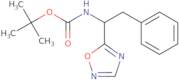 tert-Butyl N-[1-(1,2,4-oxadiazol-5-yl)-2-phenylethyl]carbamate