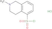 2-Methyl-1,2,3,4-tetrahydroisoquinoline-5-sulfonyl chloride hydrochloride