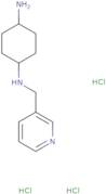 N1-[(Pyridin-3-yl)methyl]cyclohexane-1,4-diamine trihydrochloride