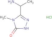 3-(1-Aminoethyl)-4-methyl-4,5-dihydro-1H-1,2,4-triazol-5-one hydrochloride