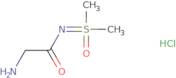 2-​Amino-​N-​(dimethyloxido-​λ4-​sulfanylidene)​-​acetamide hydrochloride