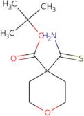 tert-Butyl 4-carbamothioyloxane-4-carboxylate