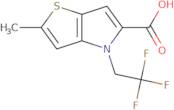 2-Methyl-4-(2,2,2-trifluoroethyl)-4H-thieno[3,2-b]pyrrole-5-carboxylic acid