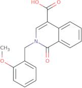 2-[(2-Methoxyphenyl)methyl]-1-oxo-1,2-dihydroisoquinoline-4-carboxylic acid