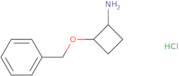 2-(Benzyloxy)cyclobutan-1-amine hydrochloride