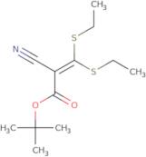 tert-Butyl 2-cyano-3,3-bis(ethylsulfanyl)prop-2-enoate