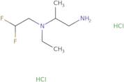 (1-Aminopropan-2-yl)(2,2-difluoroethyl)ethylamine dihydrochloride