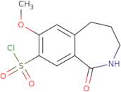 7-Methoxy-1-oxo-2,3,4,5-tetrahydro-1H-2-benzazepine-8-sulfonyl chloride