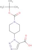 1-{1-[(tert-Butoxy)carbonyl]piperidin-4-yl}-1H-1,2,3-triazole-5-carboxylic acid