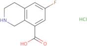 6-Fluoro-1,2,3,4-tetrahydroisoquinoline-8-carboxylic acid hydrochloride