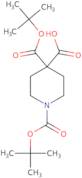 1,4-Bis[(tert-butoxy)carbonyl]piperidine-4-carboxylic acid