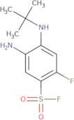 5-Amino-4-(tert-butylamino)-2-fluorobenzene-1-sulfonyl fluoride