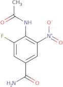 4-Acetamido-3-fluoro-5-nitrobenzamide