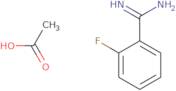 2-Fluorobenzene-1-carboximidamide acetic acid