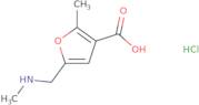 2-Methyl-5-[(methylamino)methyl]furan-3-carboxylic acid hydrochloride