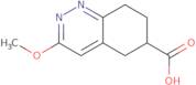 3-Methoxy-5,6,7,8-tetrahydrocinnoline-6-carboxylic acid