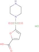 5-(Piperazine-1-sulfonyl)furan-2-carboxylic acid hydrochloride