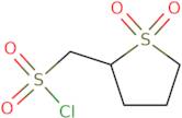 (1,1-Dioxo-1λ⁶-thiolan-2-yl)methanesulfonyl chloride