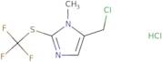 5-(Chloromethyl)-1-methyl-2-[(trifluoromethyl)sulfanyl]-1H-imidazole hydrochloride