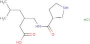 5-Methyl-3-{[(pyrrolidin-3-yl)formamido]methyl}hexanoic acid hydrochloride