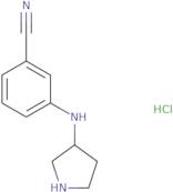 3-[(Pyrrolidin-3-yl)amino]benzonitrile hydrochloride