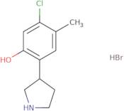 5-Chloro-4-methyl-2-(pyrrolidin-3-yl)phenol hydrobromide