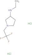 N-Ethyl-1-(2,2,2-trifluoroethyl)pyrrolidin-3-amine dihydrochloride