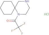 1-{1,4-Diazaspiro[5.5]undecan-1-yl}-2,2,2-trifluoroethan-1-one hydrochloride