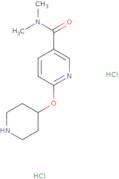 N,N-Dimethyl-6-(piperidin-4-yloxy)pyridine-3-carboxamide dihydrochloride