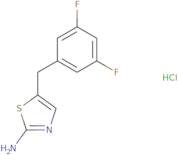 5-[(3,5-Difluorophenyl)methyl]-1,3-thiazol-2-amine hydrochloride