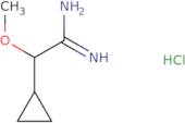 2-Cyclopropyl-2-methoxyethanimidamide hydrochloride
