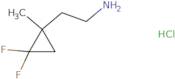 2-(2,2-Difluoro-1-methylcyclopropyl)ethan-1-amine hydrochloride