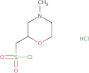 (4-Methylmorpholin-2-yl)methanesulfonyl chloride hydrochloride