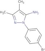 2-(4-Bromophenyl)-4,5-dimethyl-2,3-dihydro-1H-pyrazol-3-imine