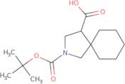 2-[(tert-Butoxy)carbonyl]-2-azaspiro[4.5]decane-4-carboxylic acid