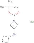 tert-Butyl 3-(cyclobutylamino)azetidine-1-carboxylate hydrochloride