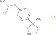 3-Methyl-3-[4-(propan-2-yloxy)phenyl]pyrrolidine hydrochloride