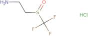 2-Trifluoromethanesulfinylethan-1-amine hydrochloride