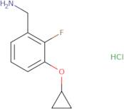 (3-Cyclopropoxy-2-fluorophenyl)methanamine hydrochloride