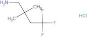 4,4,4-Trifluoro-2,2-dimethylbutan-1-amine hydrochloride