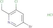 5-Bromo-3-chloro-2-(chloromethyl)pyridine hydrochloride