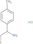 2-Fluoro-1-(4-methylphenyl)ethan-1-amine hydrochloride