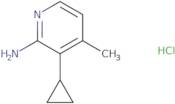 3-Cyclopropyl-4-methylpyridin-2-amine hydrochloride