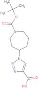 1-{1-[(tert-Butoxy)carbonyl]azepan-4-yl}-1H-1,2,3-triazole-4-carboxylic acid