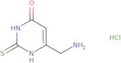 6-(Aminomethyl)-2-sulfanyl-3,4-dihydropyrimidin-4-one hydrochloride