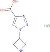 1-(Azetidin-3-yl)-1H-1,2,3-triazole-4-carboxylic acid hydrochloride