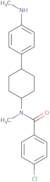 4-Chloro-N-methyl-N-{4-[4-(methylamino)phenyl]cyclohexyl}benzamide