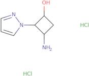 rac-(1R,2R,3S)-3-Amino-2-(1H-pyrazol-1-yl)cyclobutan-1-ol dihydrochloride