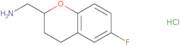 (6-Fluoro-3,4-dihydro-2H-1-benzopyran-2-yl)methanamine hydrochloride